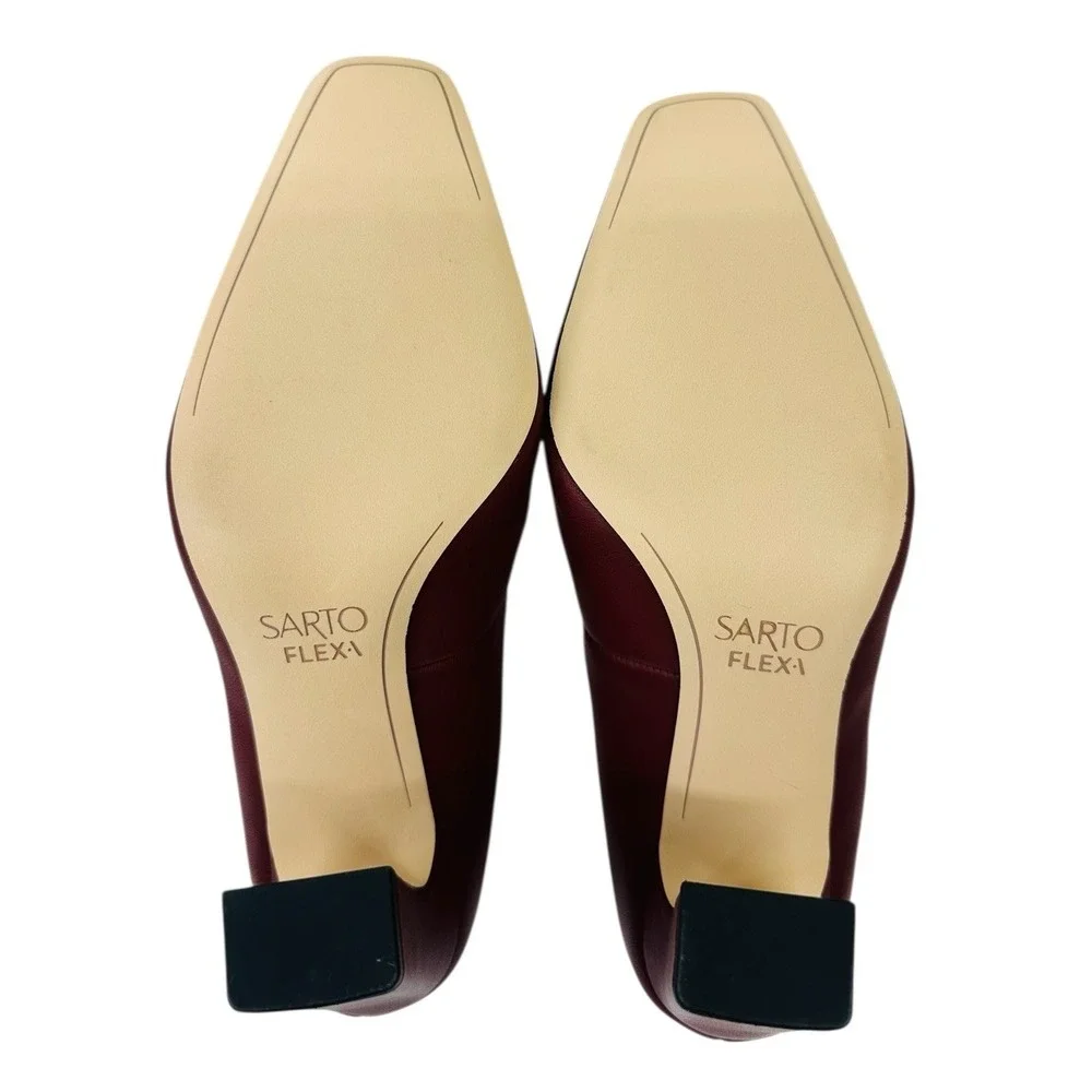 Franco Sarto Womens Flexa Bria Square Toe Pump Block Heel Size 9M NWB - Picture 3 of 9